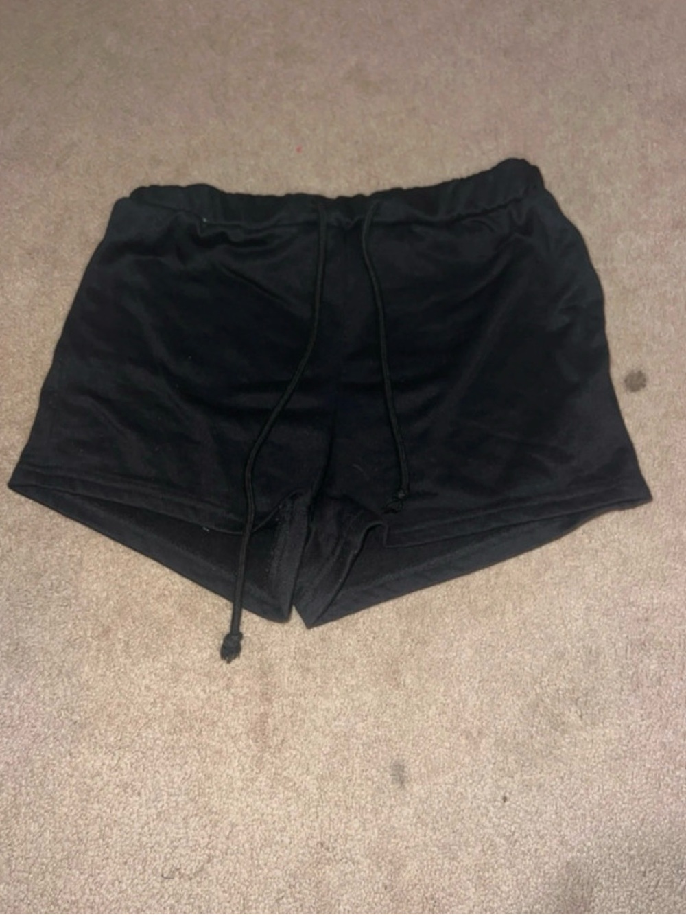 SHEIN Black Athletic Drawstring Shorts